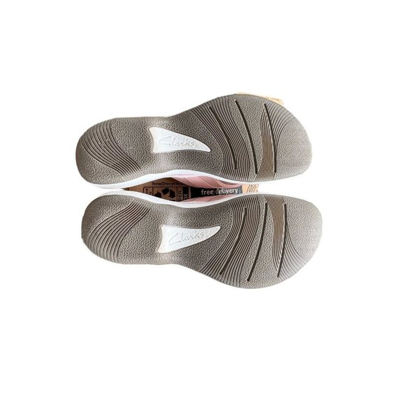 CLARKS Cloudsteppers Breeze Sea Women's Pink Flip Flops -Size 6 - Picture 5 of 6